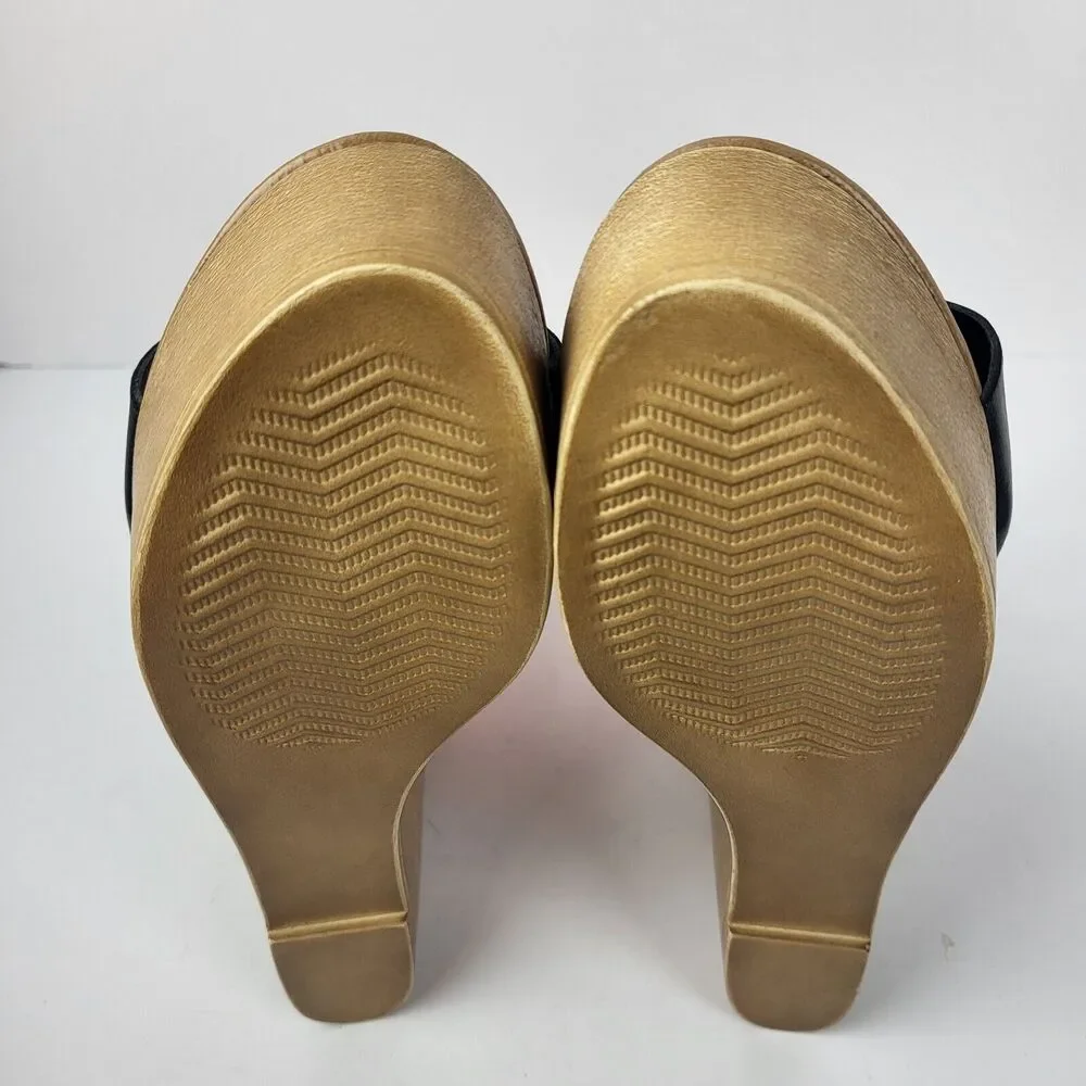 Steve Madden Welsh Black Womens Shoes Sandals